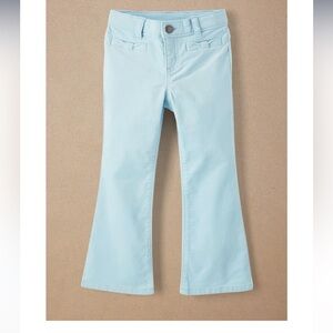 Blue corduroy wide leg pants